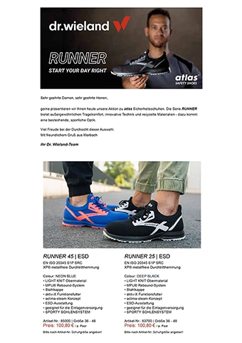 dr.wieland atlas Runner Flyer